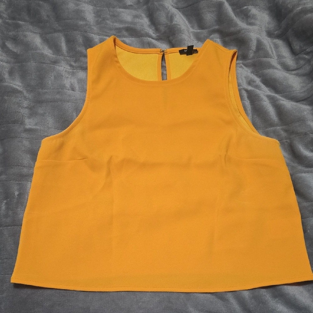 Yellow Sleeveless Top